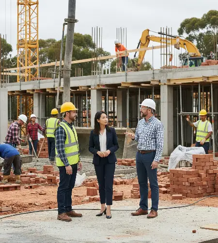 Dexmar Group team providing skilled construction labour at worksite