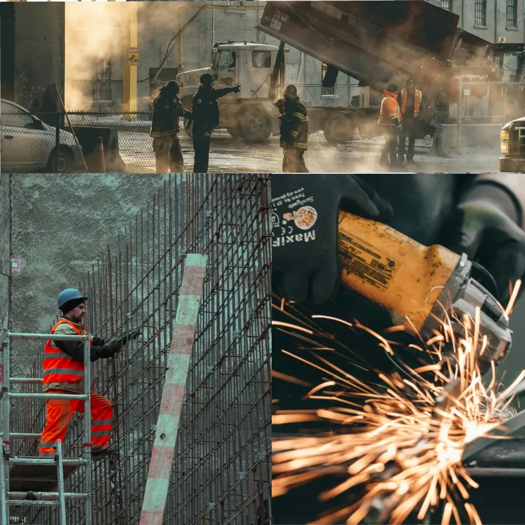 Dexmar Group team providing skilled construction labour at worksite